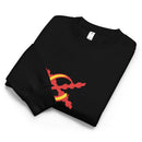 Comprar Sudadera unisex de cuello redondo relax La Flamenca de Borgoña La Flamenca de Borgoña Bandera España