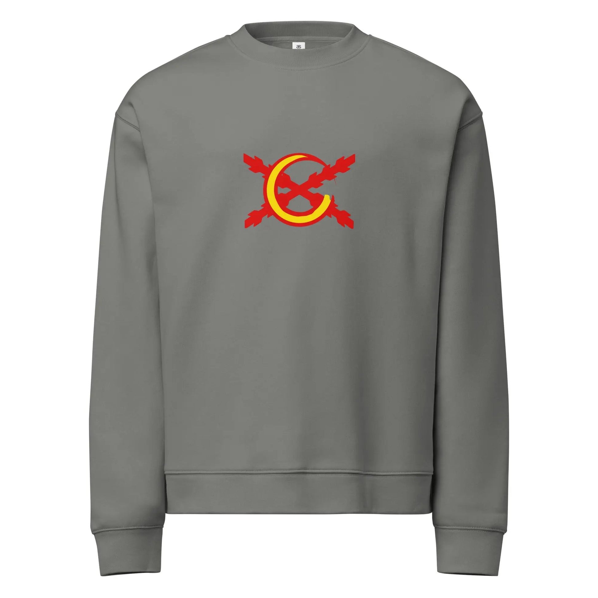 Comprar Sudadera unisex de cuello redondo relax La Flamenca de Borgoña La Flamenca de Borgoña Bandera España