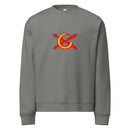 Comprar Sudadera unisex de cuello redondo relax La Flamenca de Borgoña La Flamenca de Borgoña Bandera España