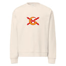 Comprar Sudadera unisex de cuello redondo relax La Flamenca de Borgoña La Flamenca de Borgoña Bandera España