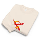 Comprar Sudadera unisex de cuello redondo relax La Flamenca de Borgoña La Flamenca de Borgoña Bandera España