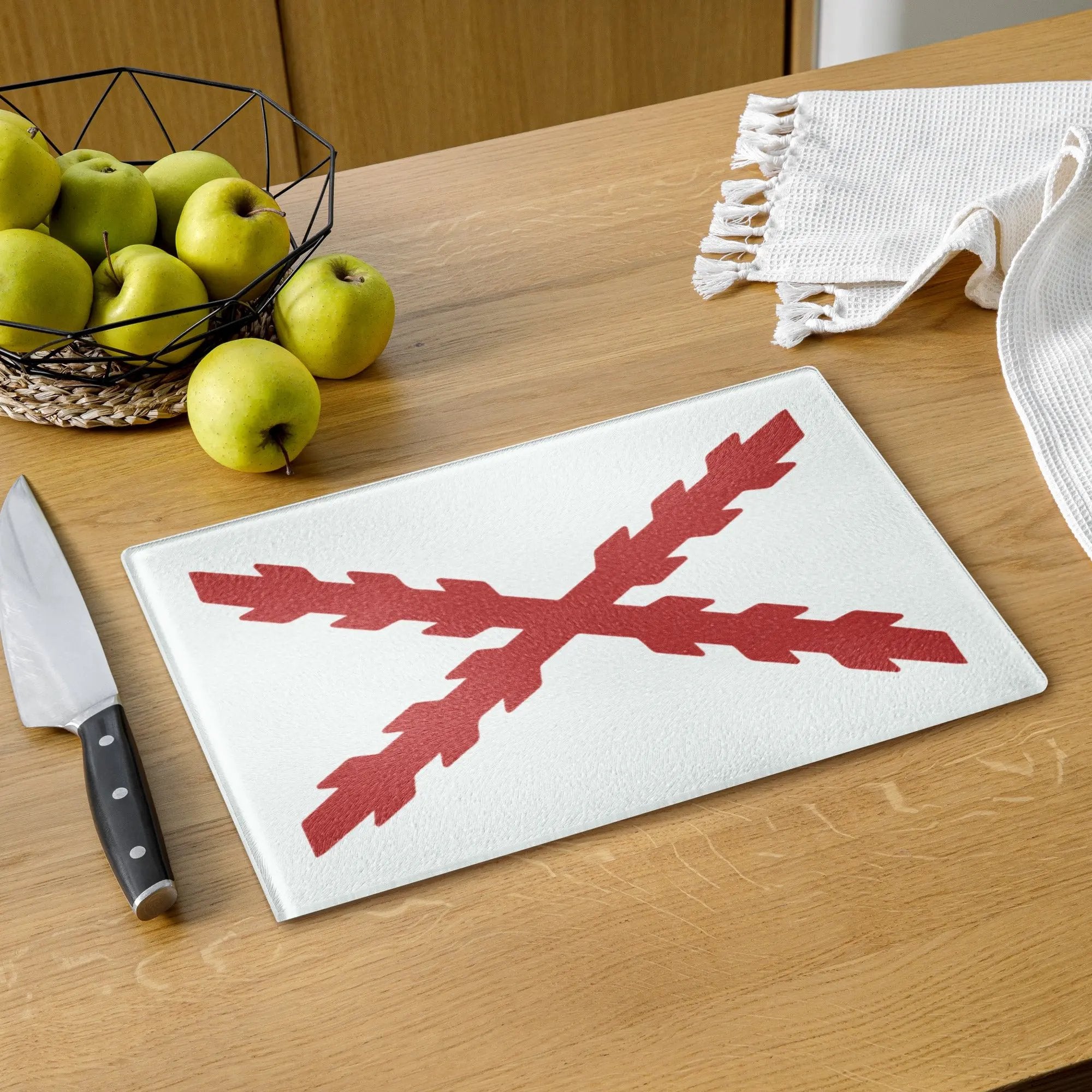 Comprar Tabla de cortar de vidrio Cruz de Borgoña La Flamenca de Borgoña Bandera España