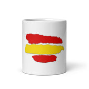 Comprar Taza Bandera de España trazos Bandera España La Flamenca de Borgoña Patricia Muñoz VOX