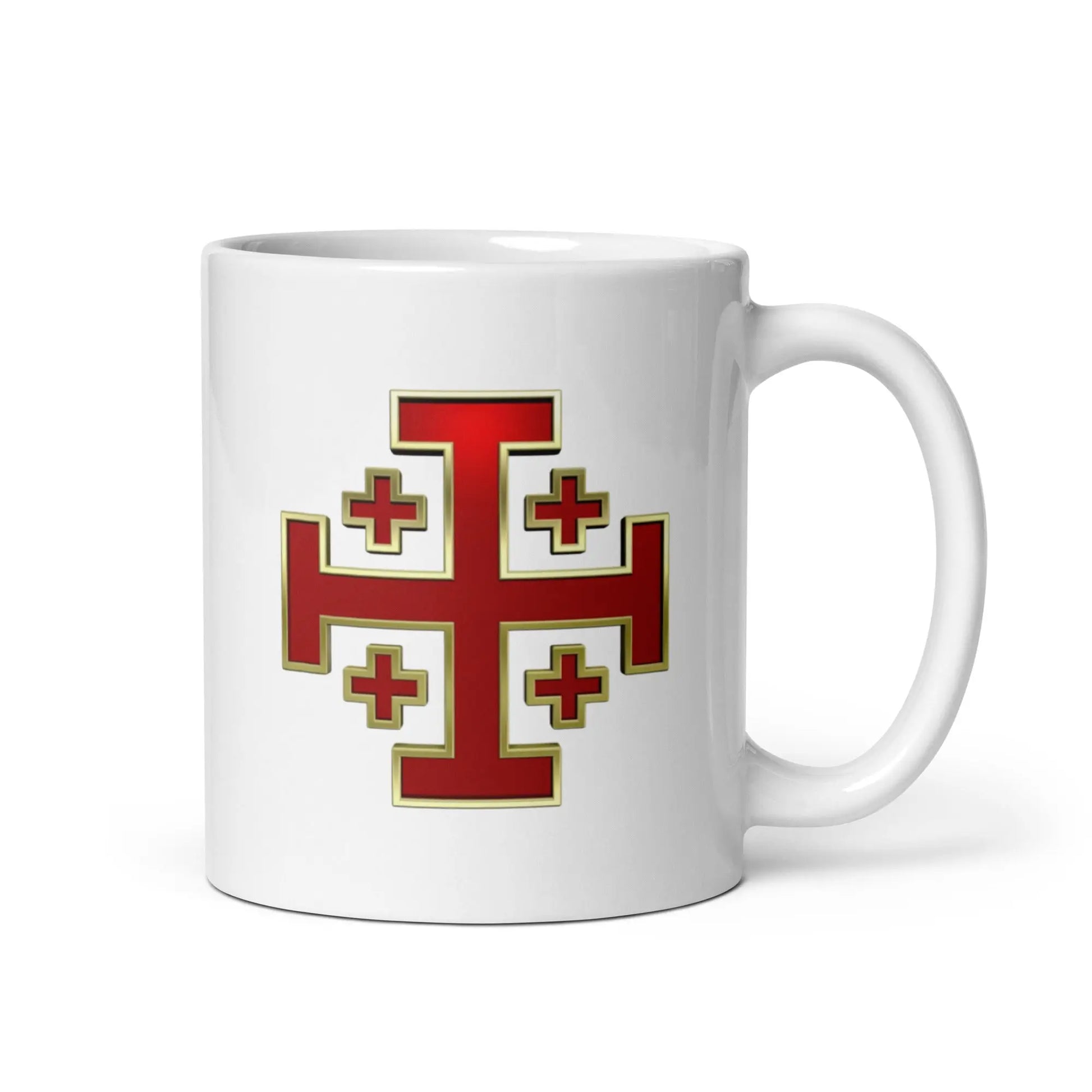 Comprar Taza Cruz Templaria (2 cruces) Bandera España La Flamenca de Borgoña Patricia Muñoz VOX