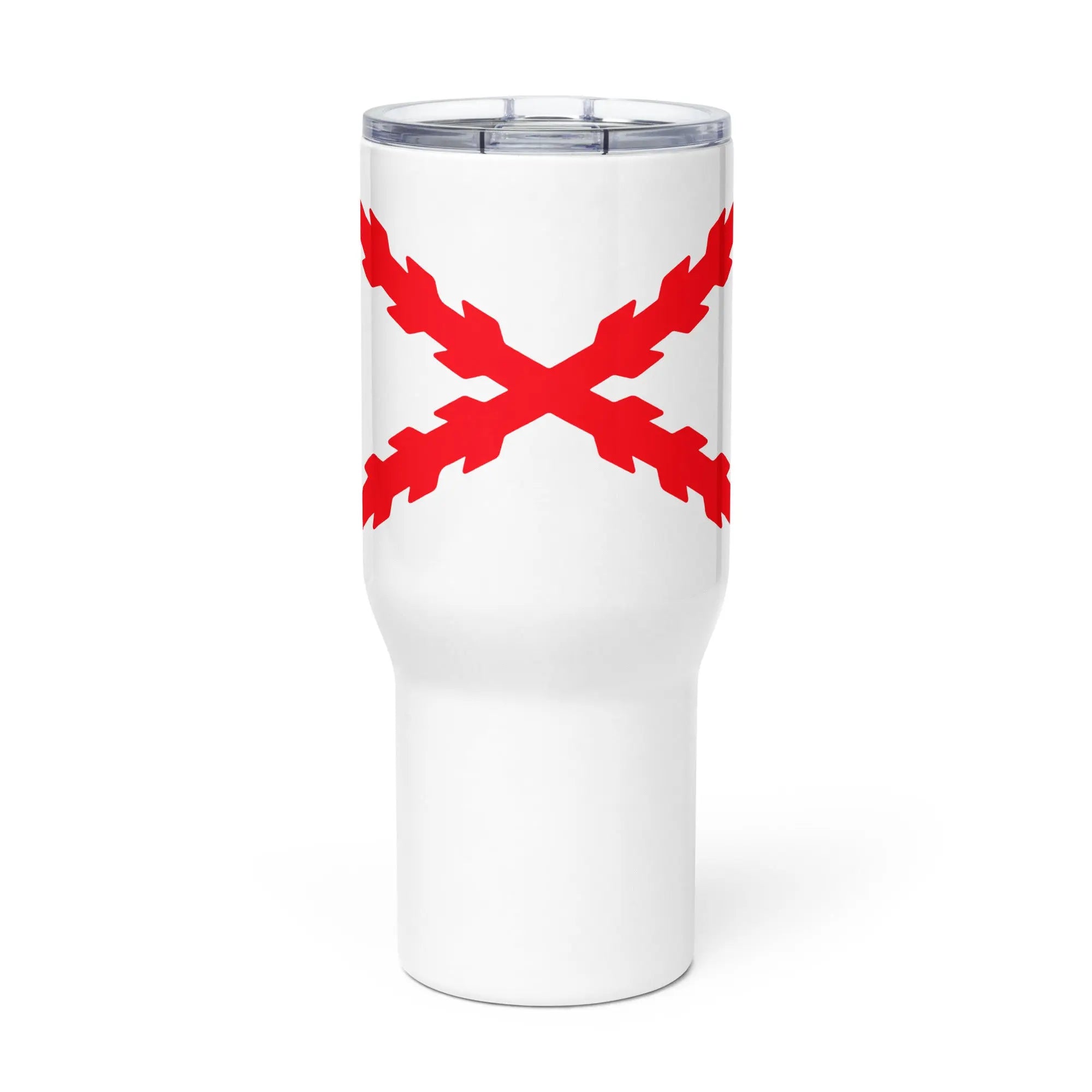 Comprar Termo con asa Cruz de Borgoña Bandera España La Flamenca de Borgoña Patricia Muñoz VOX