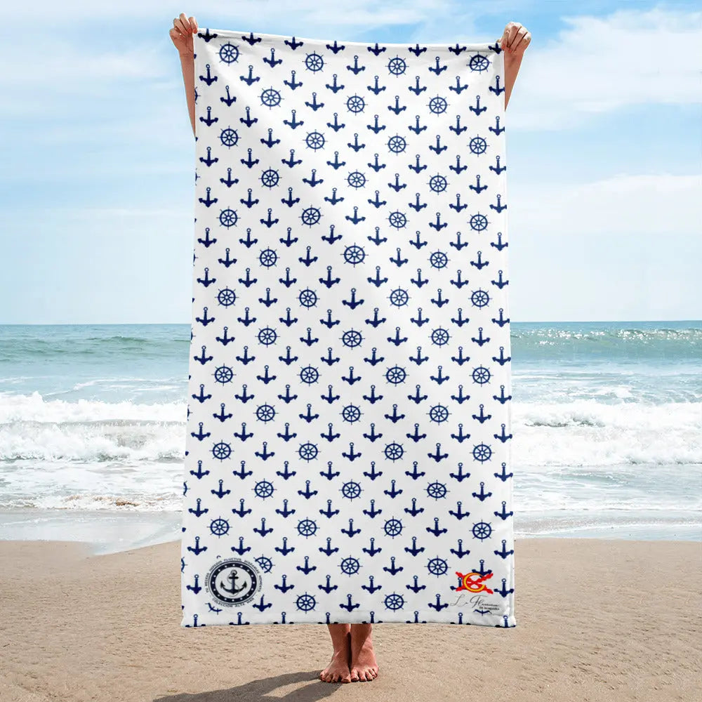 Comprar Toalla Anclas - Colección Alta Mar II Bandera España La Flamenca de Borgoña Patricia Muñoz VOX