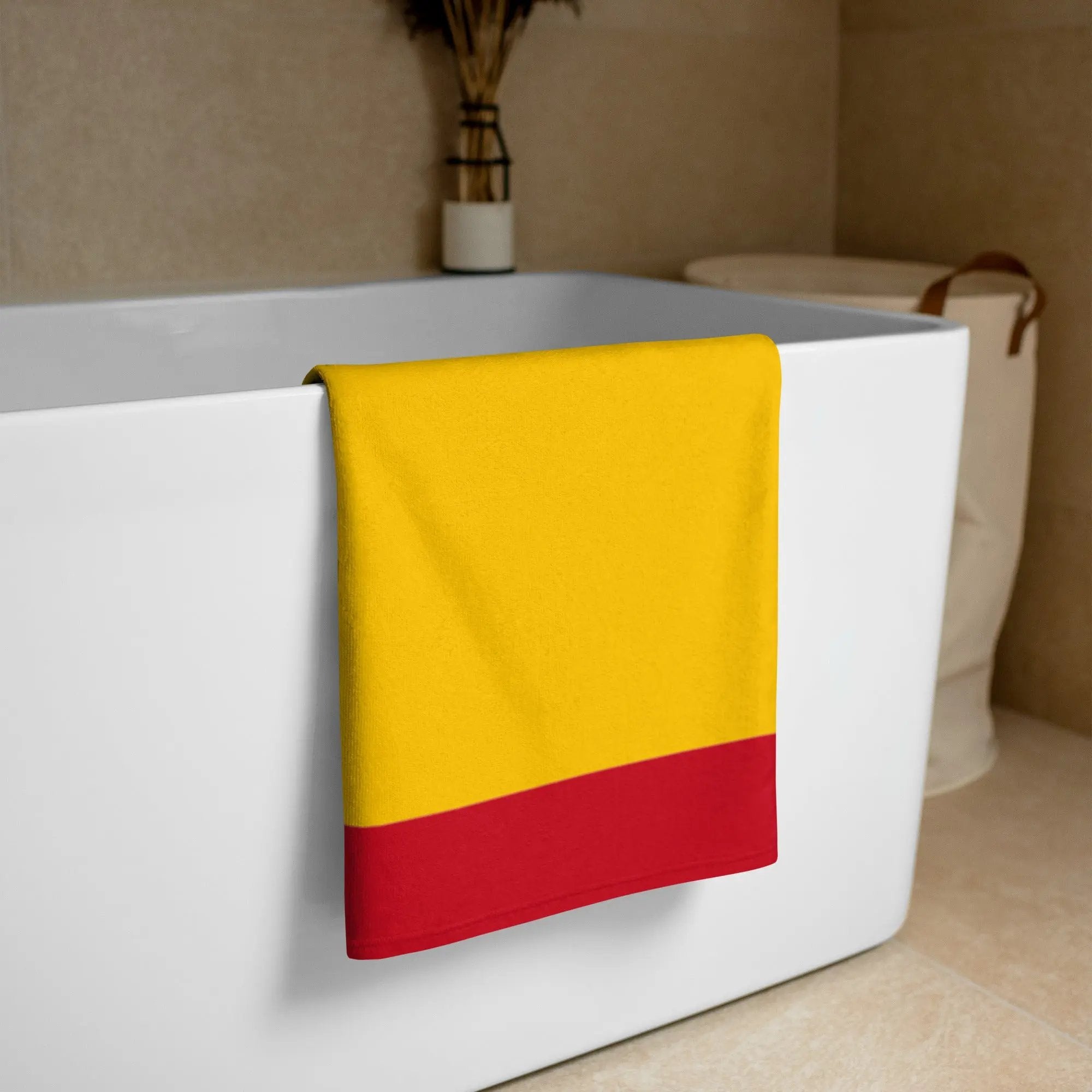 Comprar Toalla Bandera España con escudo La Flamenca de Borgoña Bandera España