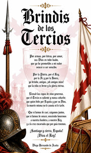Comprar Toalla Brindis de los Tercios II La Flamenca de Borgoña Bandera España