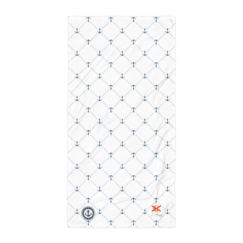 Comprar Toalla anclas azules - Colección Alta Mar V Bandera España La Flamenca de Borgoña Patricia Muñoz VOX