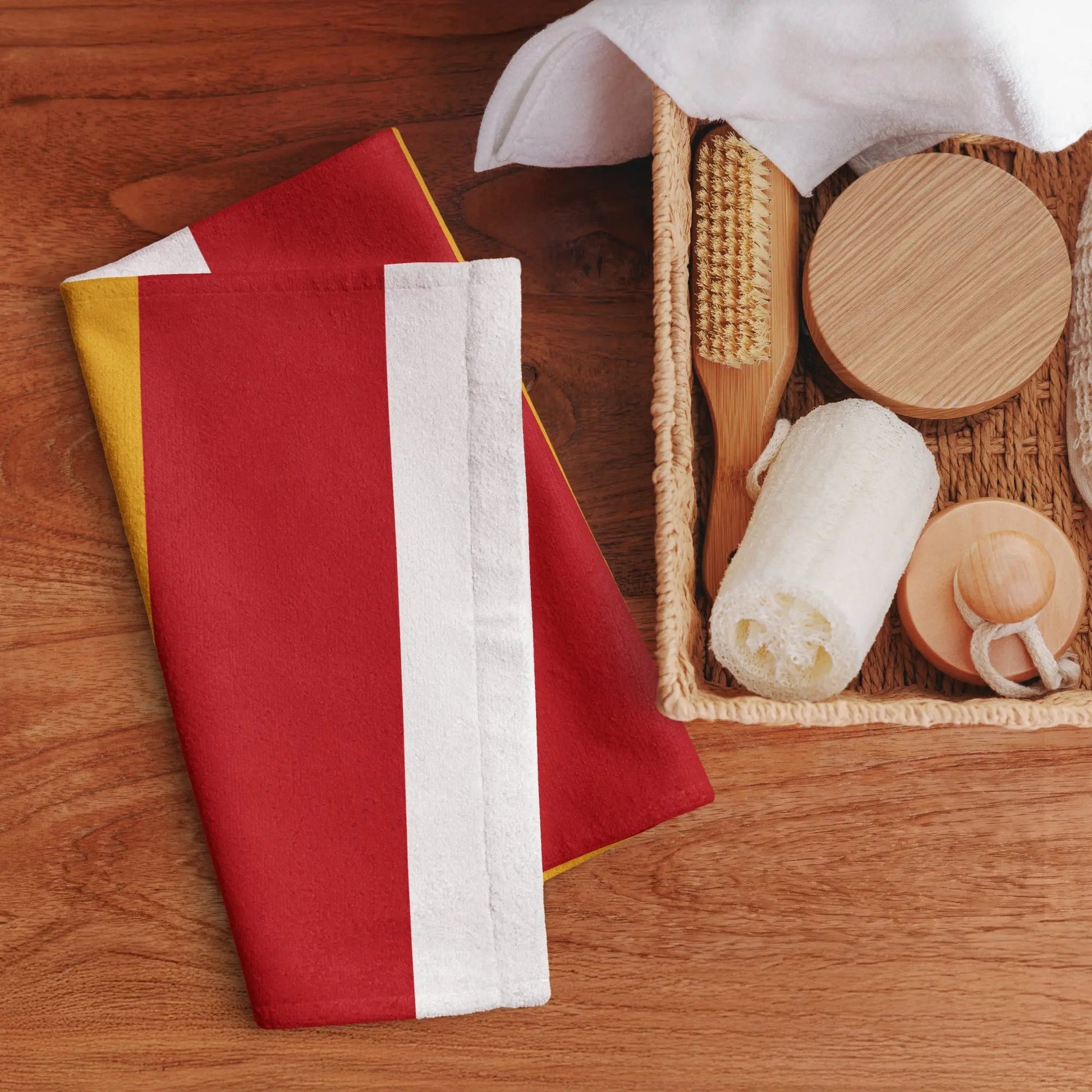 Comprar Toalla de mano Bandera España La Flamenca de Borgoña Bandera España