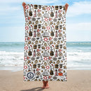 Comprar Toalla iconos del mar - Colección Alta Mar IV La Flamenca de Borgoña, Bandera de España, Cruz de Borgoña, Patricia Muñoz, VOX, Santiago Abascal