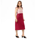 Comprar Vestido midi con tirantes ajustables Cruz de Borgoña La Flamenca de Borgoña Bandera España