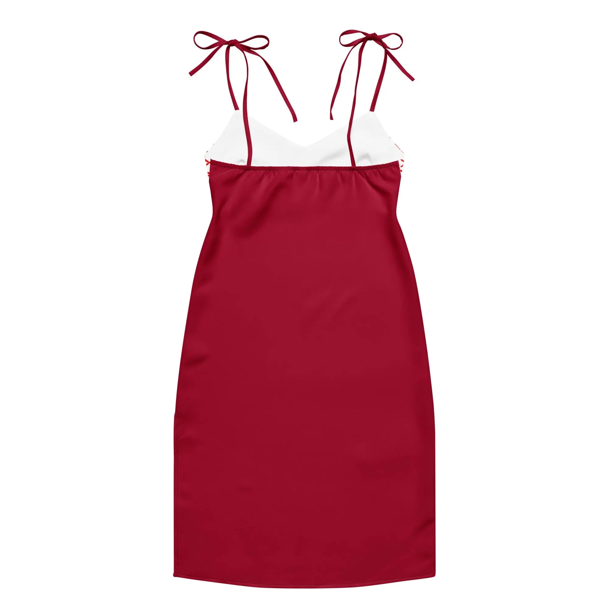 Comprar Vestido midi con tirantes ajustables Cruz de Borgoña La Flamenca de Borgoña Bandera España