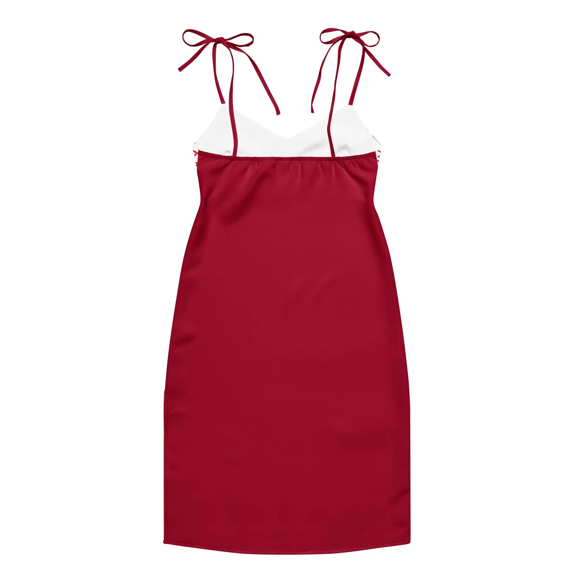 Comprar Vestido midi con tirantes ajustables Cruz de Borgoña La Flamenca de Borgoña Bandera España