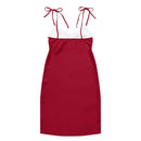 Comprar Vestido midi con tirantes ajustables Cruz de Borgoña La Flamenca de Borgoña Bandera España