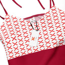 Comprar Vestido midi con tirantes ajustables Cruz de Borgoña La Flamenca de Borgoña Bandera España