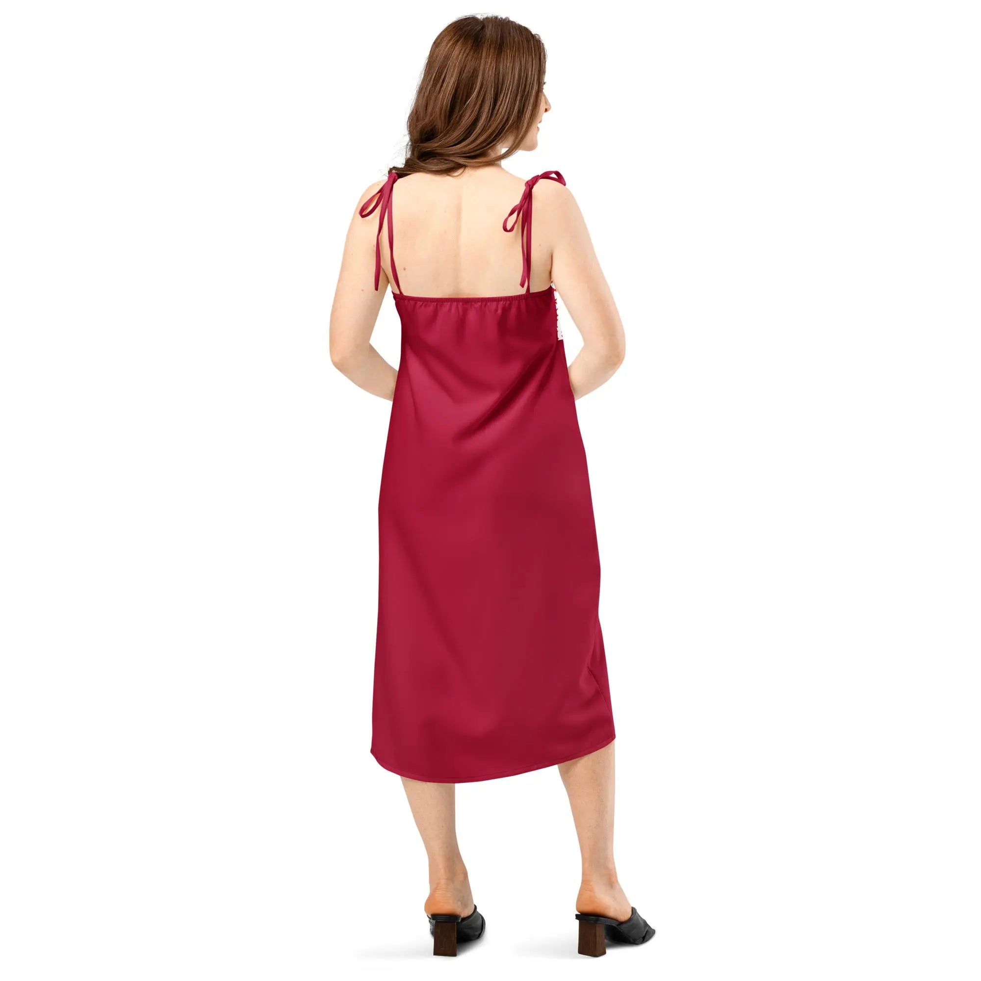 Comprar Vestido midi con tirantes ajustables Cruz de Borgoña La Flamenca de Borgoña Bandera España