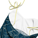 Comprar Vestido midi con tirantes ajustables Flores azules La Flamenca de Borgoña Bandera España