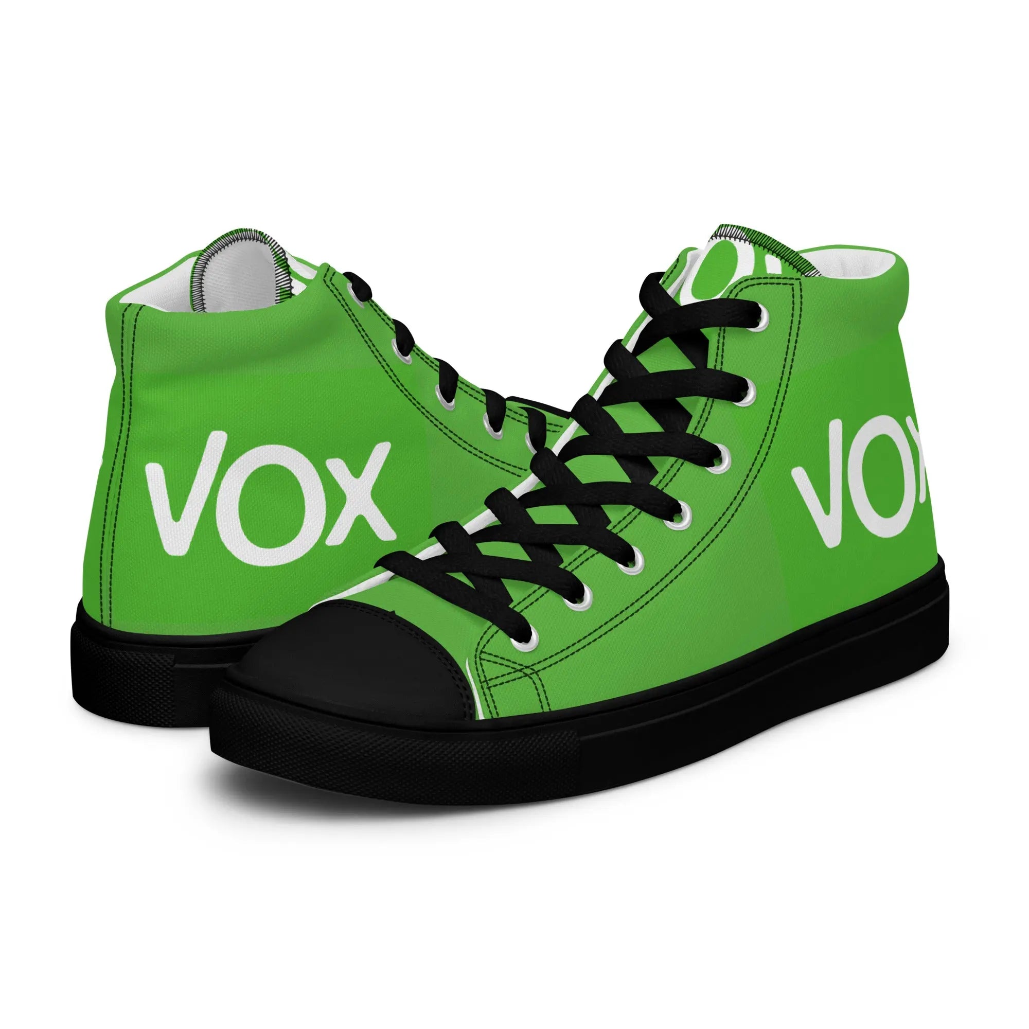 Comprar Zapatillas de lona de caña alta VOX La Flamenca de Borgoña, Bandera de España, Cruz de Borgoña, Patricia Muñoz, VOX