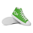 Comprar Zapatillas de lona de caña alta VOX La Flamenca de Borgoña, Bandera de España, Cruz de Borgoña, Patricia Muñoz, VOX