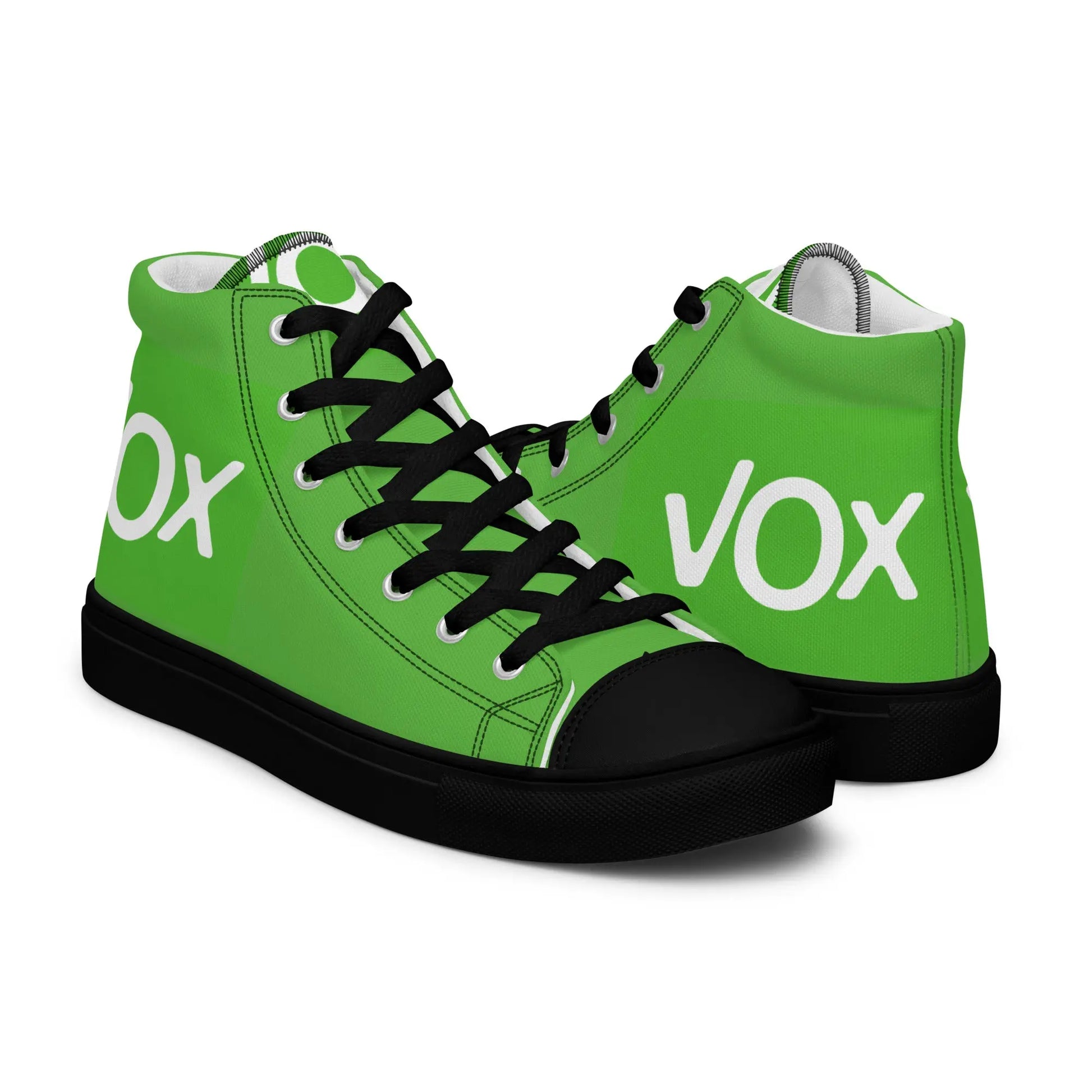 Comprar Zapatillas de lona de caña alta VOX La Flamenca de Borgoña, Bandera de España, Cruz de Borgoña, Patricia Muñoz, VOX