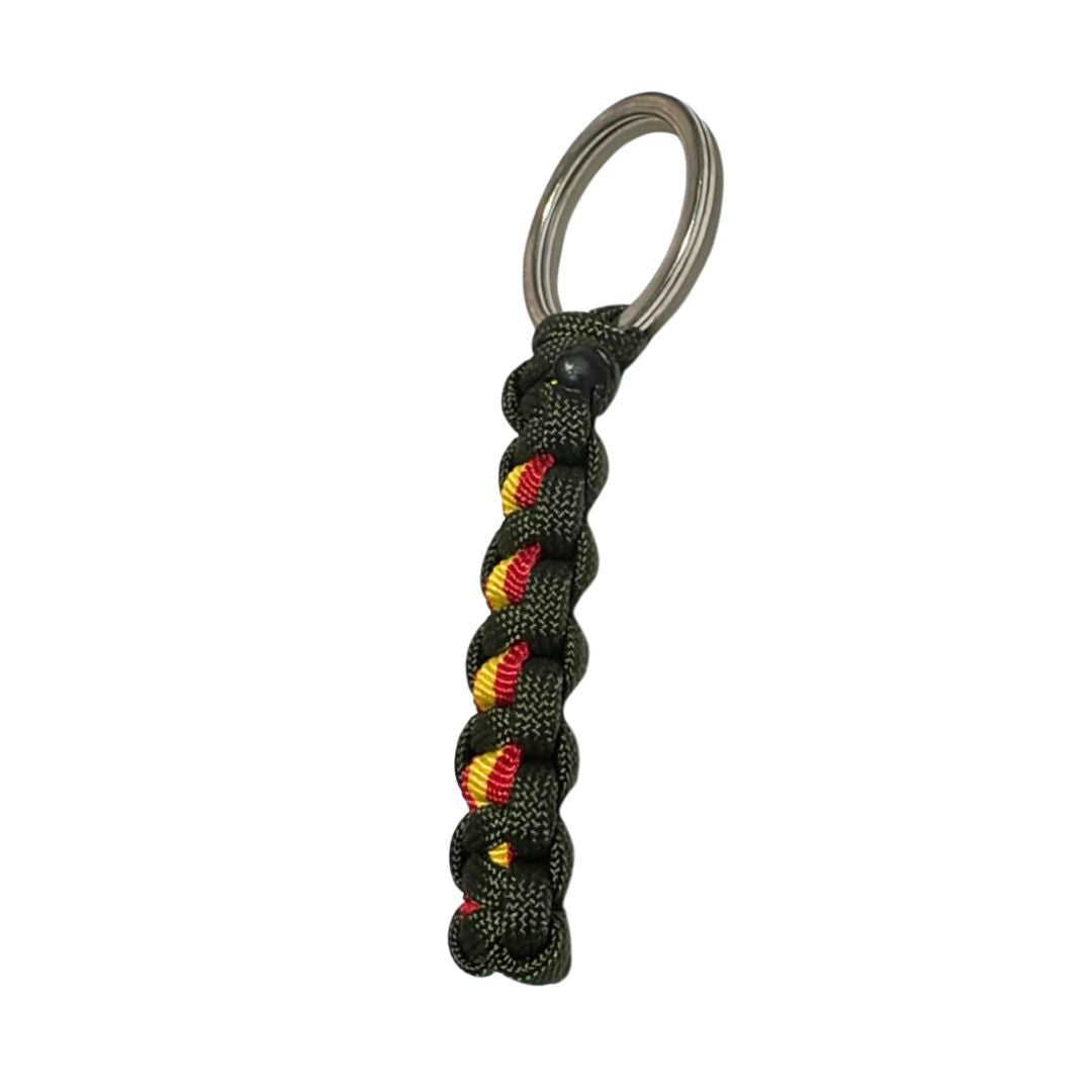 Comprar Llavero paracord Ejército bandera España Bandera España La Flamenca de Borgoña Patricia Muñoz VOX