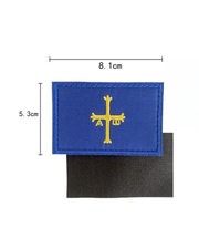 Parche Bordado con Velcro Asturias 8x5.4cm