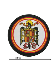 Gestickter thermoklebender Aufnäher mit spanischer Flagge