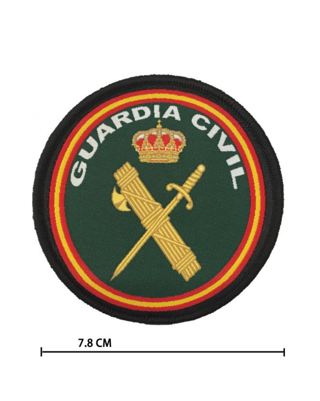Parche Bordado termoadhesivo Guardia Civil 7.8cm
