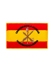 Gestickter thermoklebender Aufnäher mit spanischer Flagge
