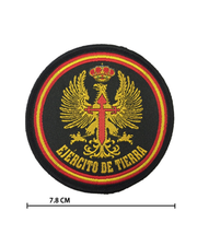 Gestickter thermoklebender Aufnäher mit spanischer Flagge
