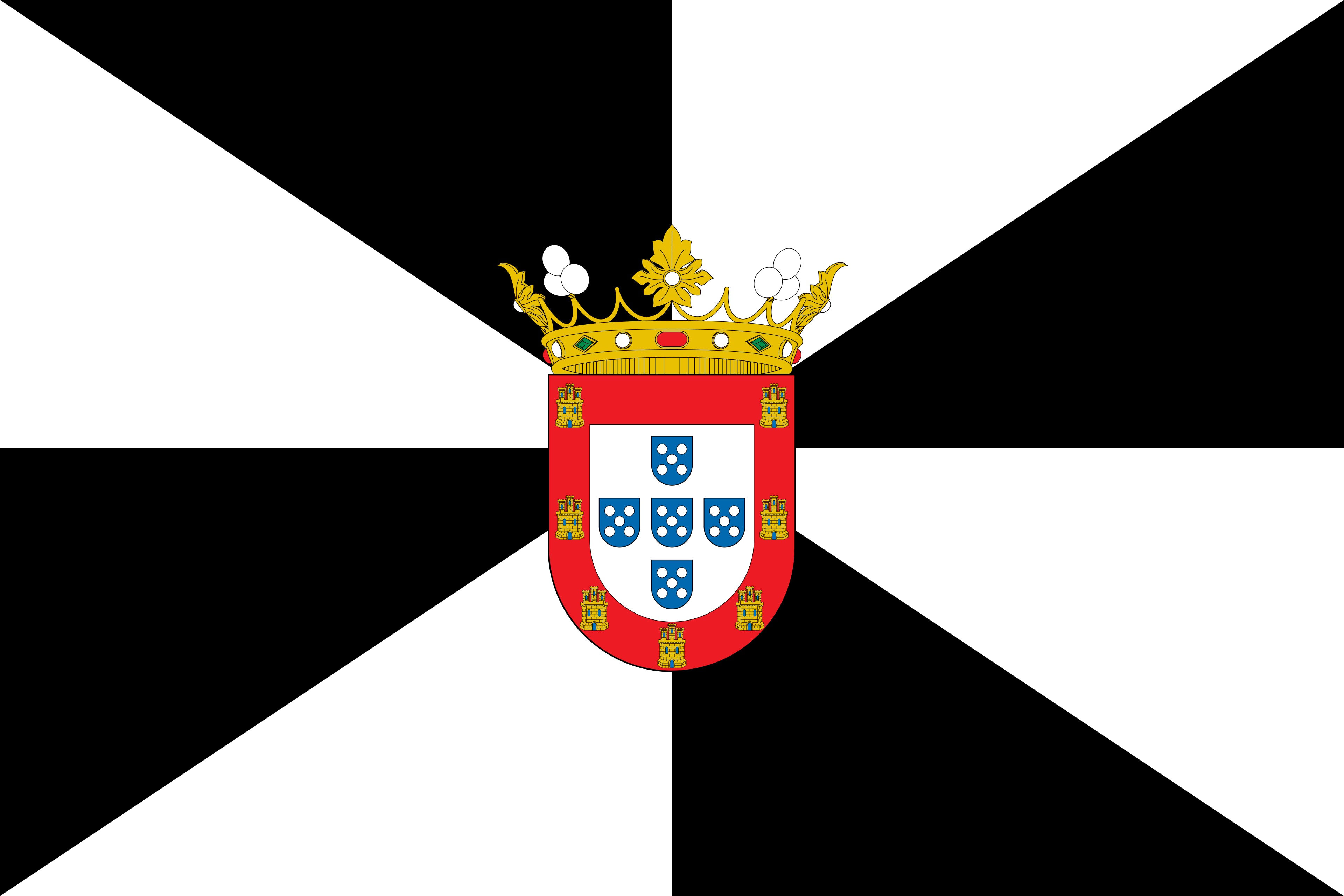 Bandera de Ceuta 100x70 cm poliester - envío 24h