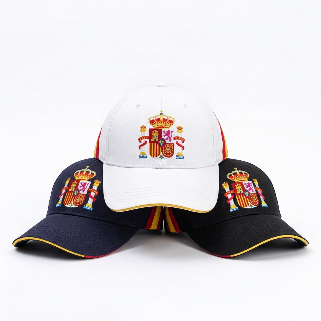 Gorra Escudo de España con bandera España (3 colores disponibles)