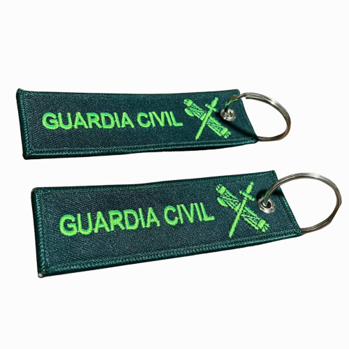 Llavero de Lona Bordada Guardia Civil “El Honor es Mi Divisa”