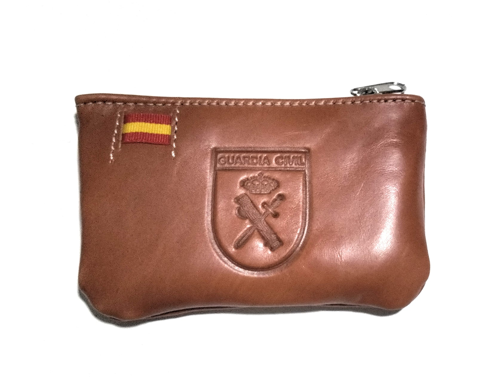Comprar Monedero Guardia Civil cuero Bandera España La Flamenca de Borgoña Patricia Muñoz VOX
