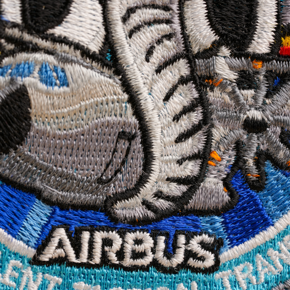 Parche Airbus A400M «Polyvalent Tactical Transport» Circular Bordado con Velcro — 9 cm