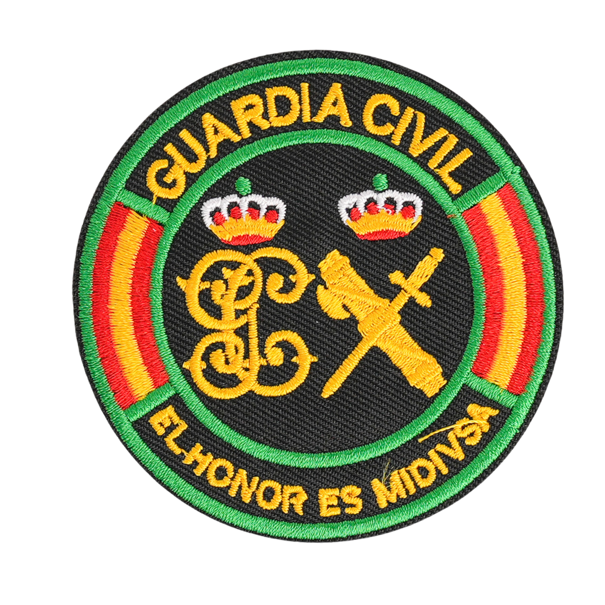 Parche Bordado Guardia Civil El Honor es mi Divisa 7,2 cm Termoadhesivo