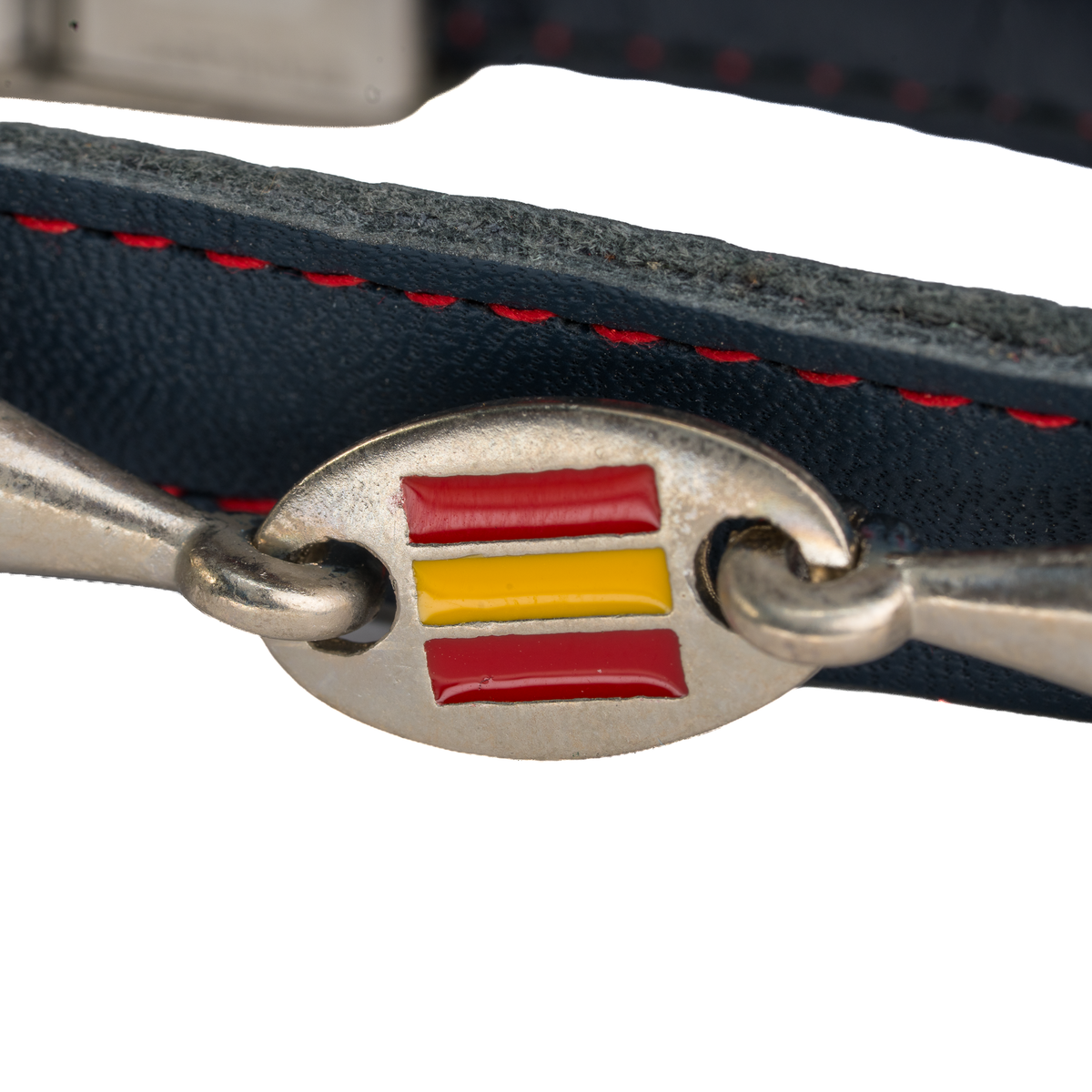 Armband mit spanischer Flagge und Pferdegebiss