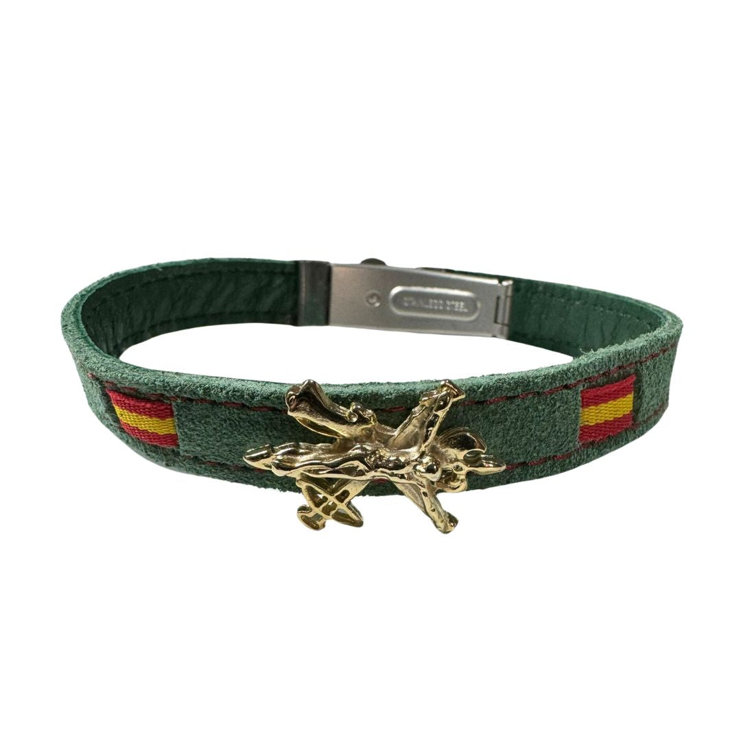 Pulsera Legión insignia metal relieve - LaFlamencadeBorgoña