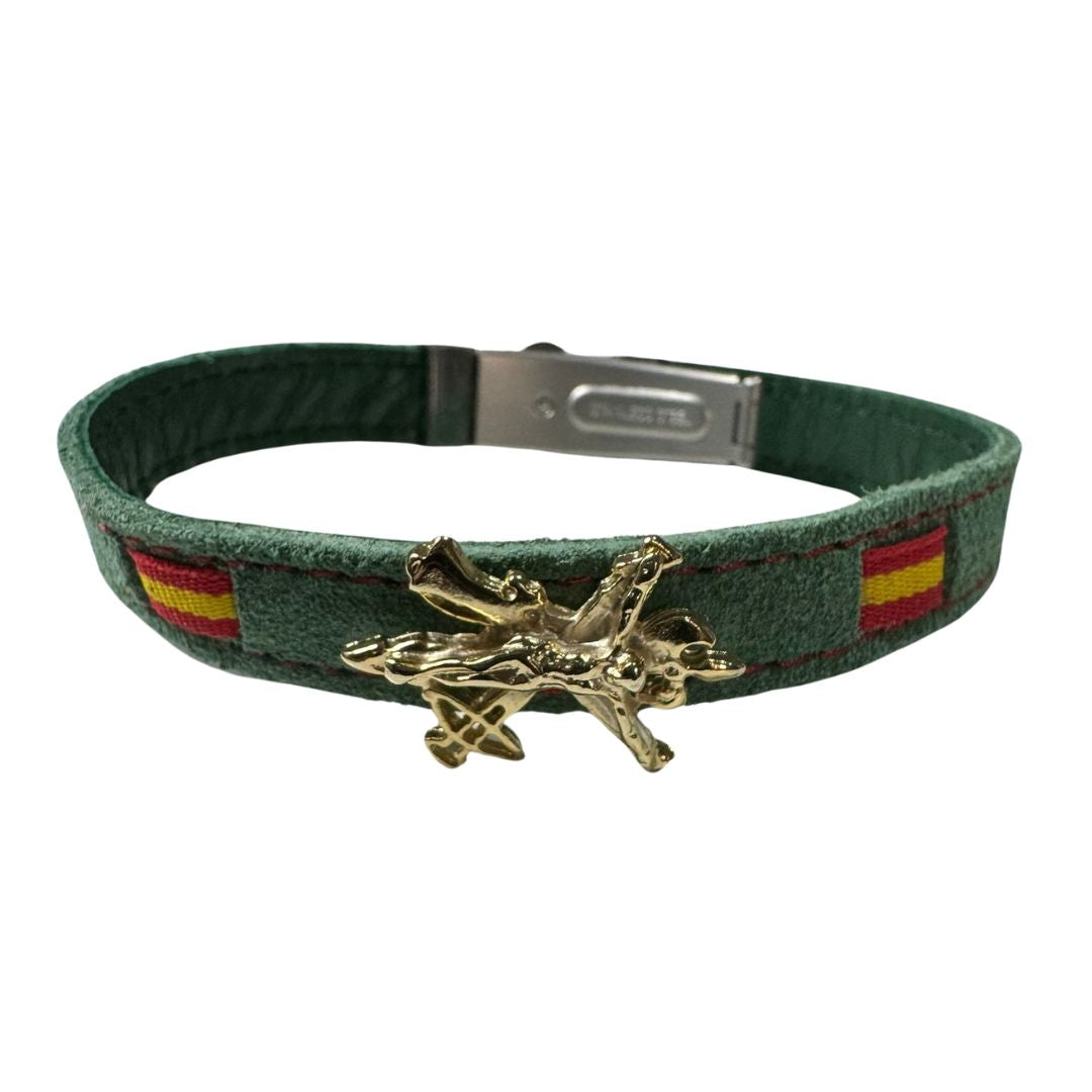 Pulsera Legión insignia metal relieve - LaFlamencadeBorgoña