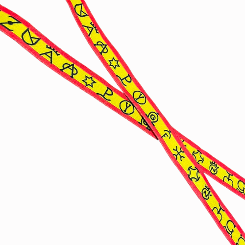 Pulsera de tela con hierros taurinos y bandera de España