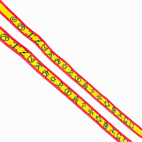 Pulsera de tela con hierros taurinos y bandera de España