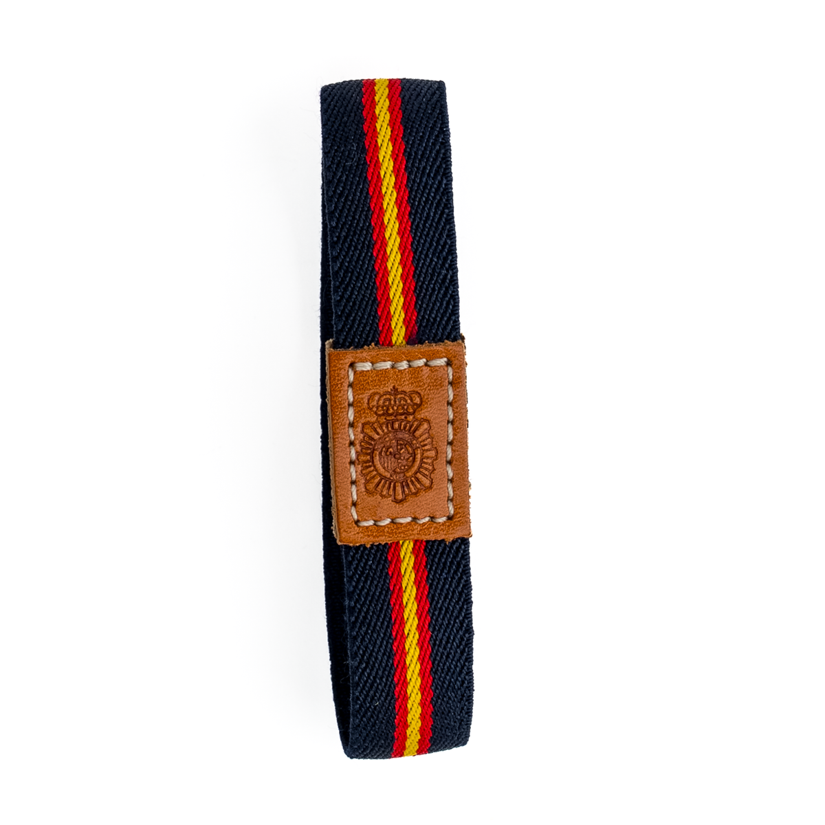 Pulsera elástica POLICÍA NACIONAL bandera España azul