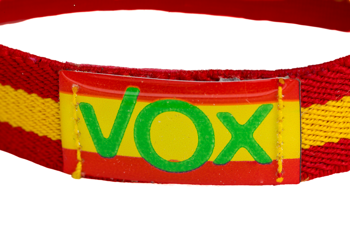 Pulsera elástica VOX Bandera España
