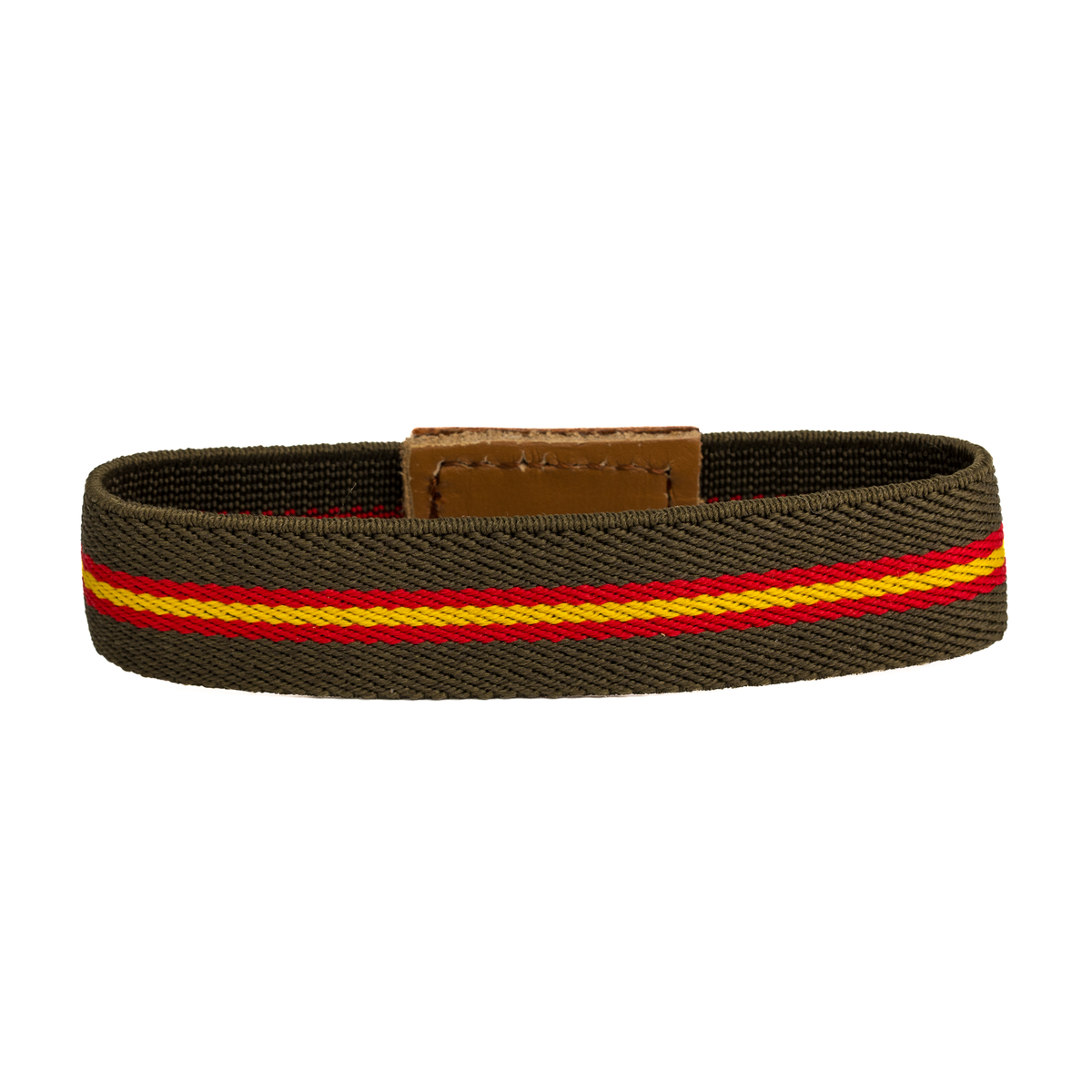 Elastisches Armband mit der Jungfrau von El Rocío und der spanischen Flagge