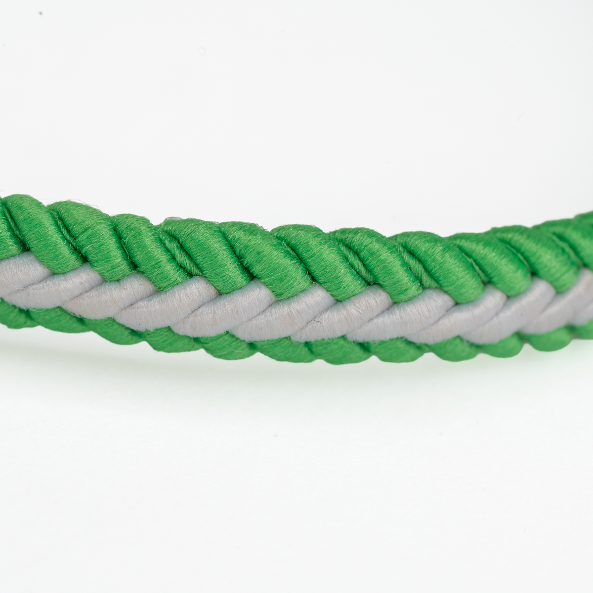 Pulsera trenzada Bandera Andalucía fina cierre metálico
