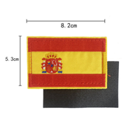 Embroidered thermo-adhesive patch Flag of Spain and coat of arms