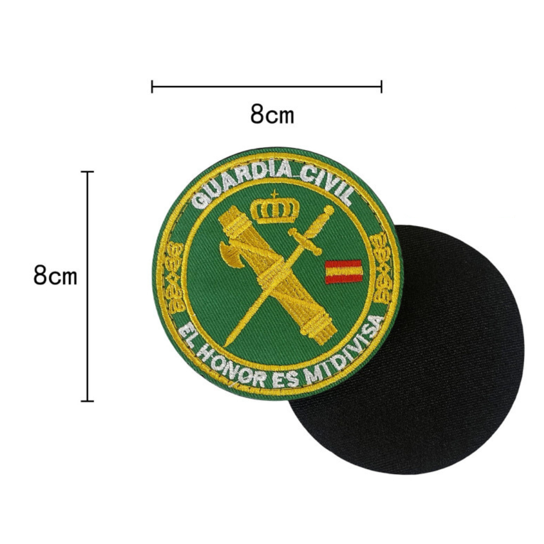Embroidered thermo-adhesive patch Flag of Spain and coat of arms
