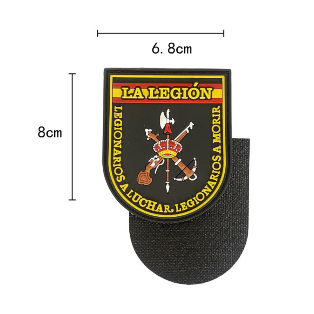 Embroidered thermo-adhesive patch Flag of Spain and coat of arms