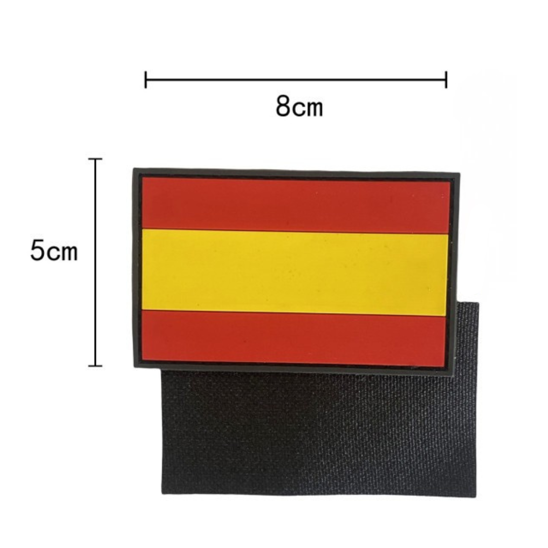 Embroidered thermo-adhesive patch Flag of Spain and coat of arms
